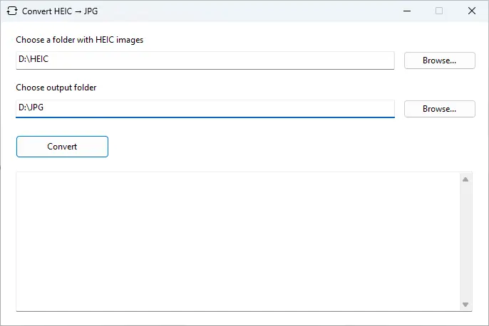 PhoXoSee screenshot - ​Batch convert images: HEIC → JPG, SVG → PNG